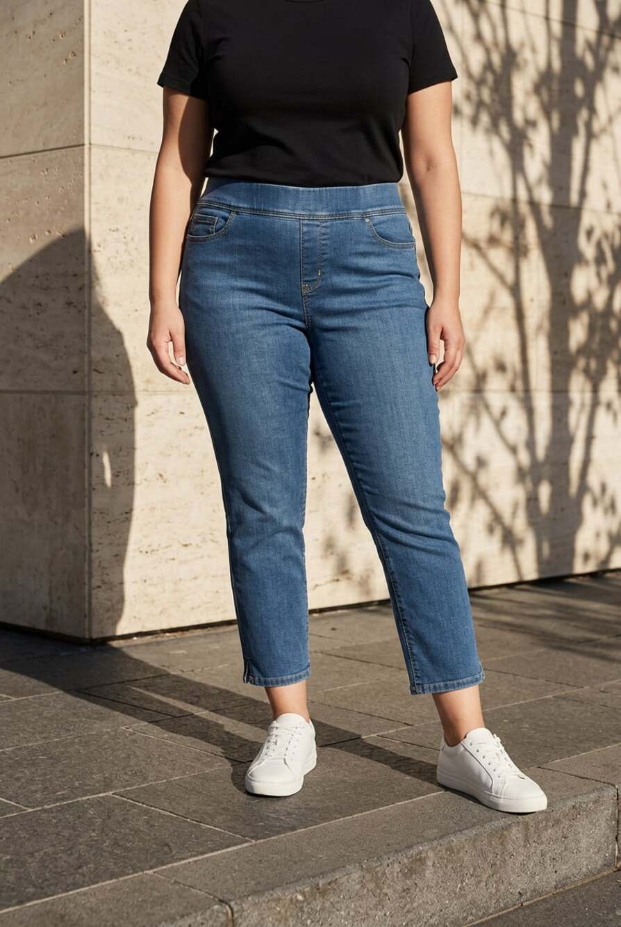 Levi Strauss Signature Gold Totally Shaping Pull-On Capri Jeans | 18W